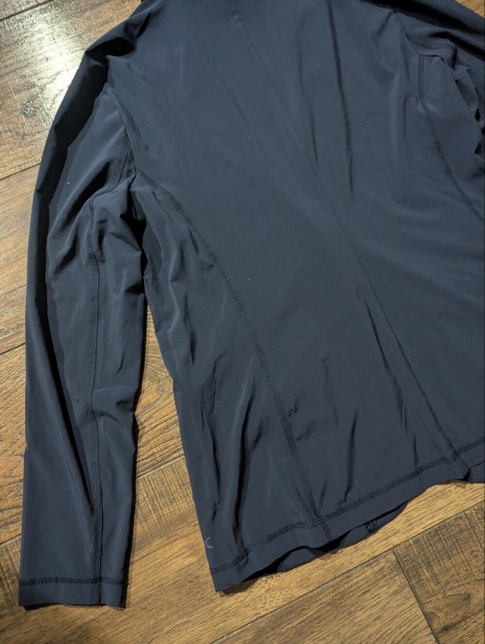 Eddie Bauer Women's Athleisure Blazer Jacket Unlined Stretch Size 14 Zip Pockets - Picture 15 of 16